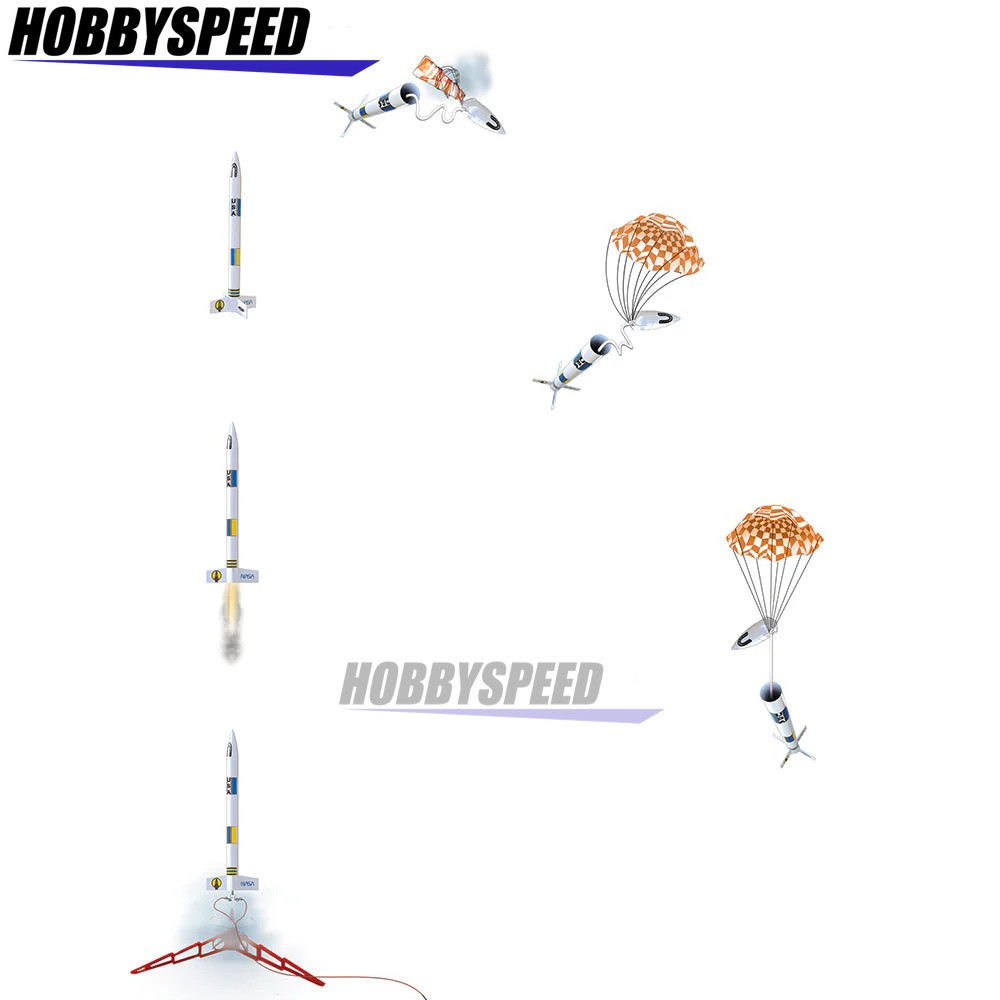 ESTES GENERIC E2X MODEL ROCKET KIT SKILL BEGINNER space rocketry EST2008 NEW