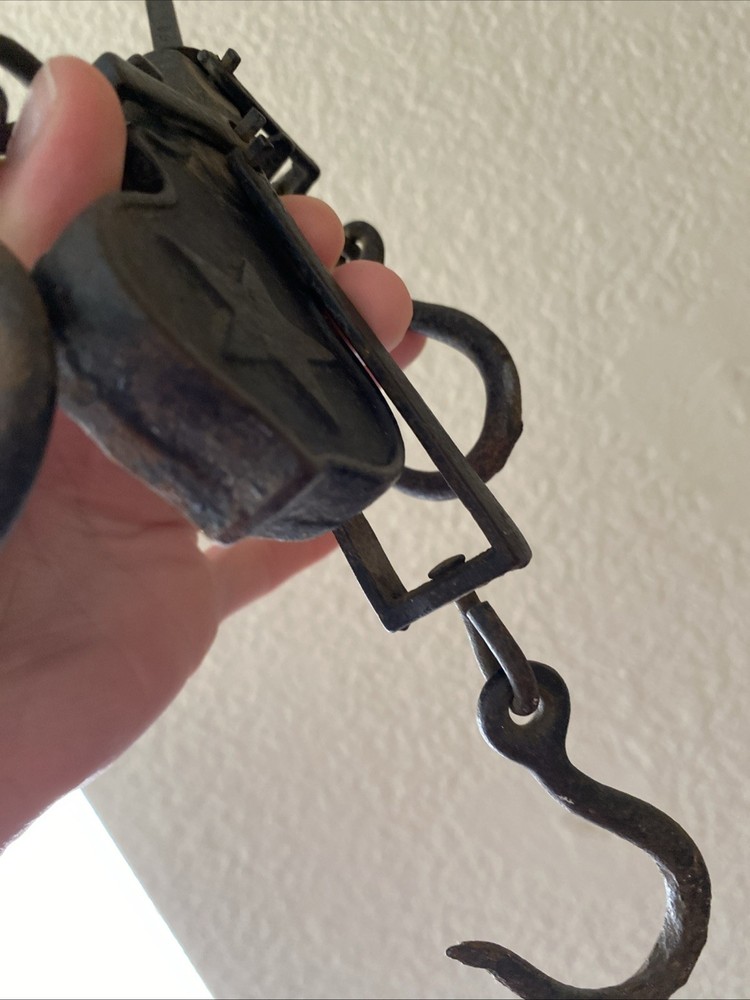 Antique Cast Iron Balance Beam Scale Hook