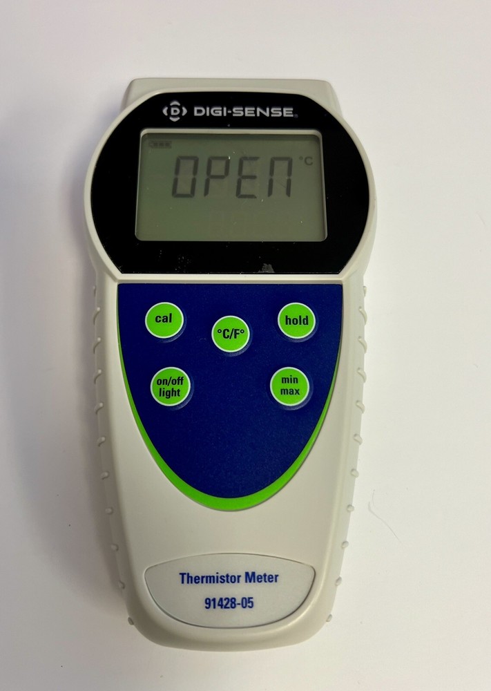 Digi-Sense 91428-05 Temp14 Single-Input Thermistor Thermometer-No Probe