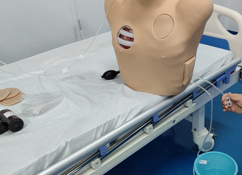2pc Thoracic Puncture & Closed Drainage Training Model