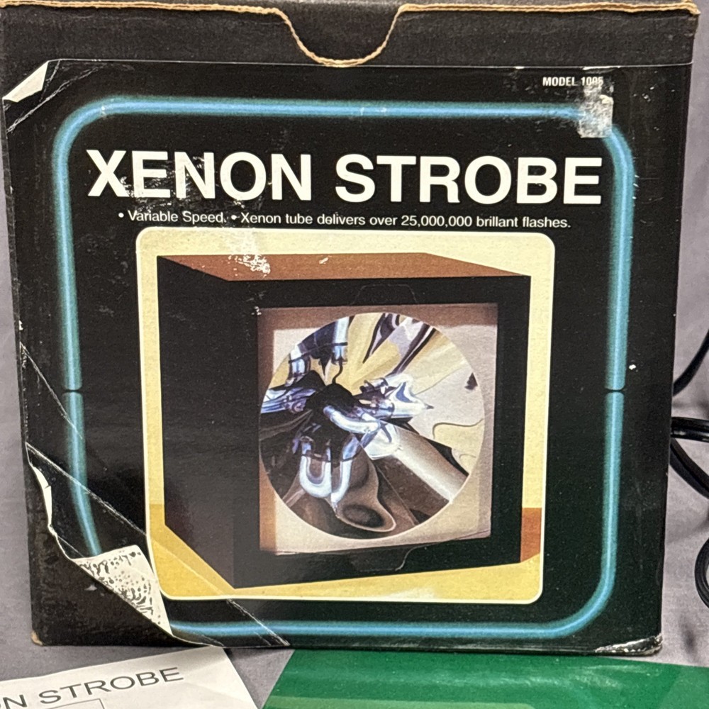 Vintage Xenon Strobe Light Model 1005 Variable Speed Tested Works
