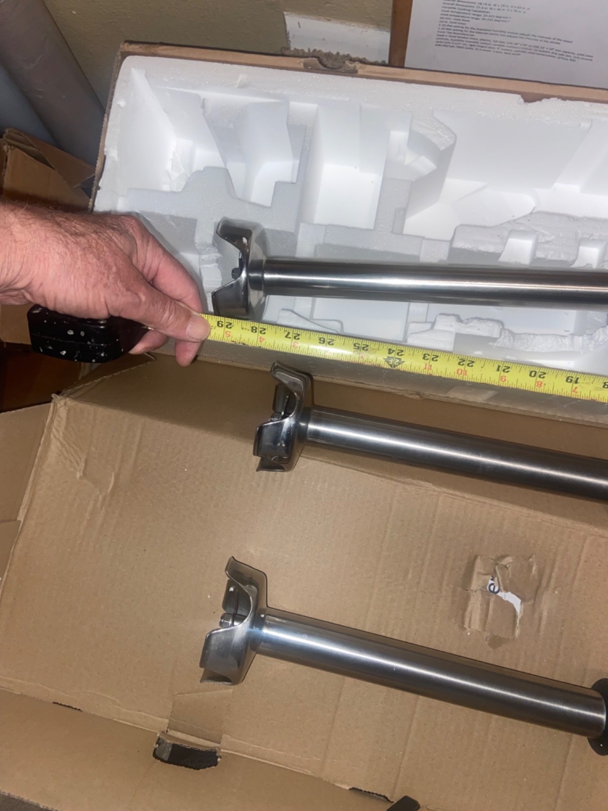 Waring WSB60 Big Stix Immersion Blender heavy duty 60 qt. 29" long