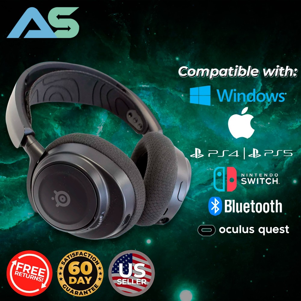SteelSeries Arctis Nova 7 Wireless Gaming Headset For PC/ MAC/BT/PS4/PS5/Switch