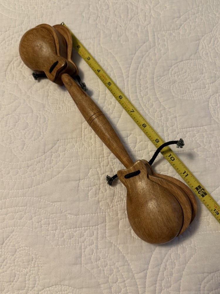 Castanets Double Ended Wood