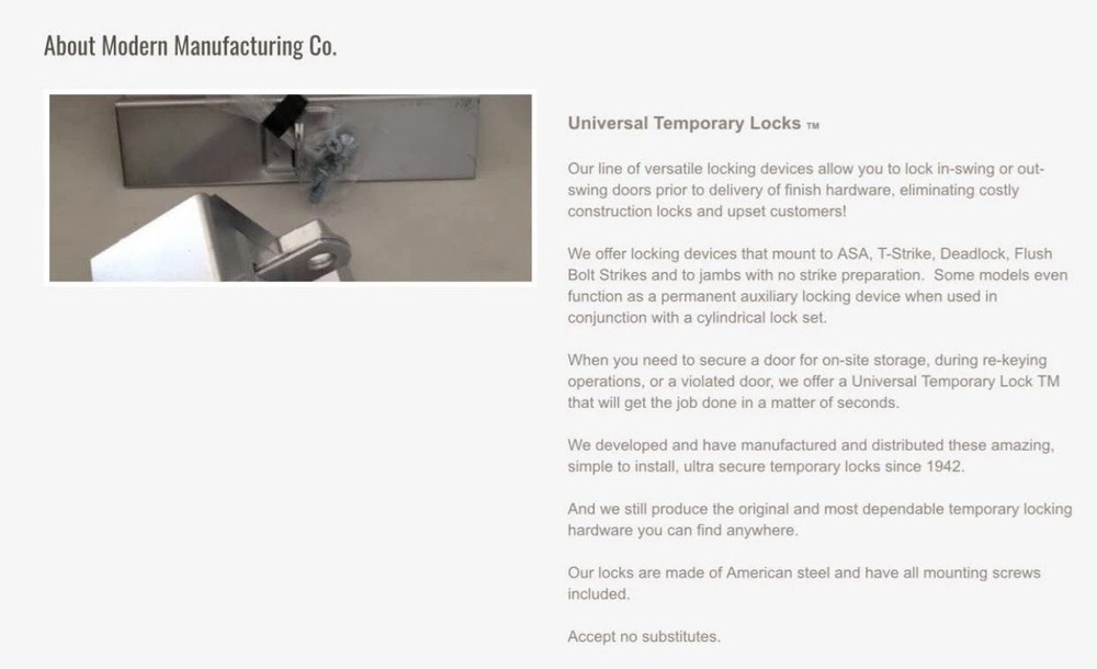 Universal Temporary Lock / Hasp