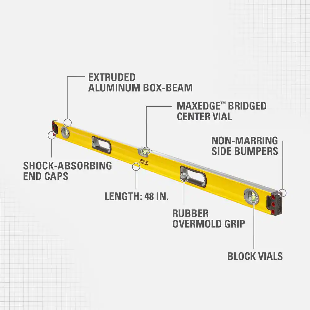 FATMAX 48 In. Non-Magnetic Aluminum Box Level