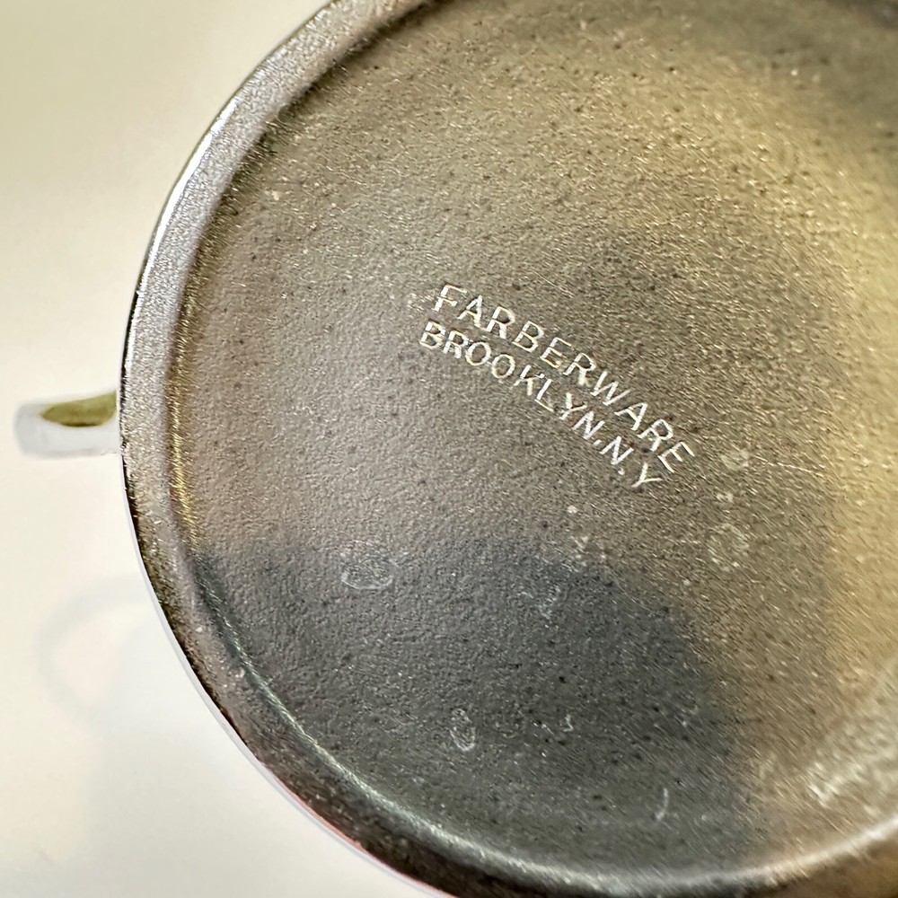 Farberware Teapot with Cream and Sugar Holders Vintage