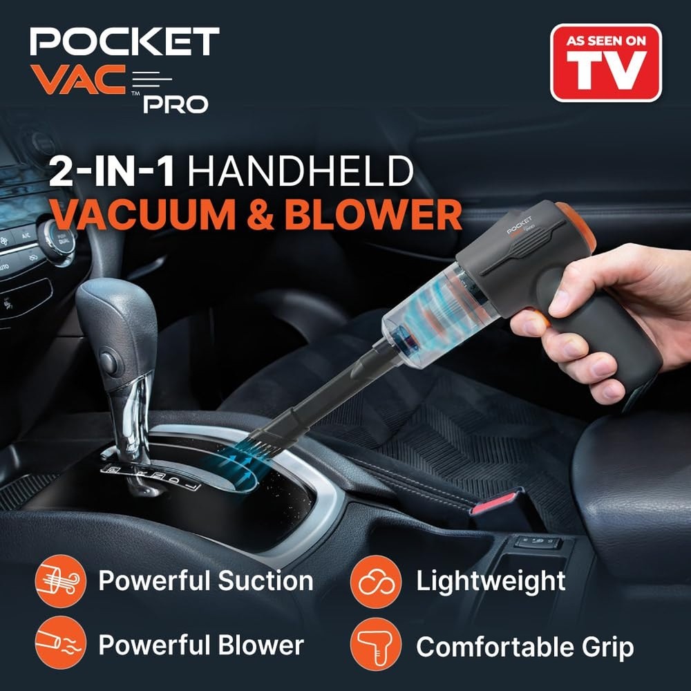 PRO Handheld Vacuum and Docking Station, Compact Wireless Vacuum Cleaner, Lig...