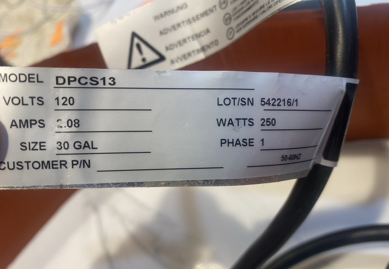 BriskHeat DPCS13 30 Gallons Drum Heater with Adj. Thermostat 50 - 160°F , 115V