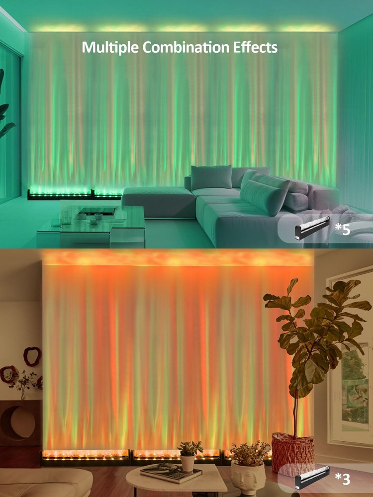 Transform Your Room With Dynamic Aurora Light - Music Sync Wall Washer