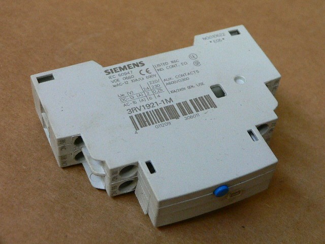 Siemens 3Rv1921-1M Auxiliary Switch