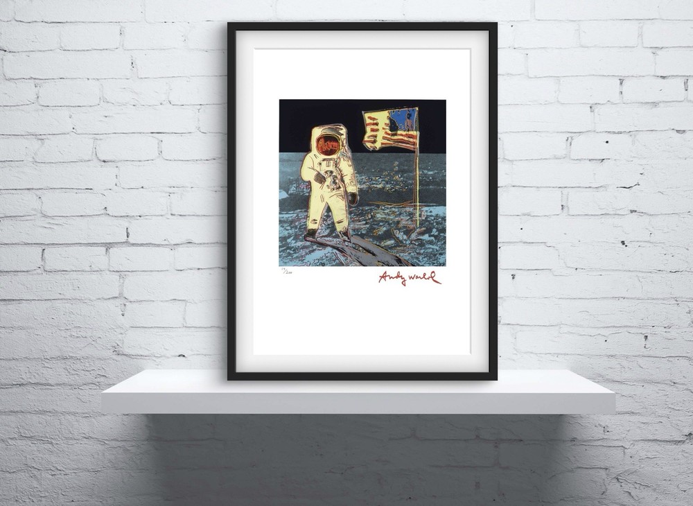 Andy Warhol Signed - Moonwalk - Certificate.