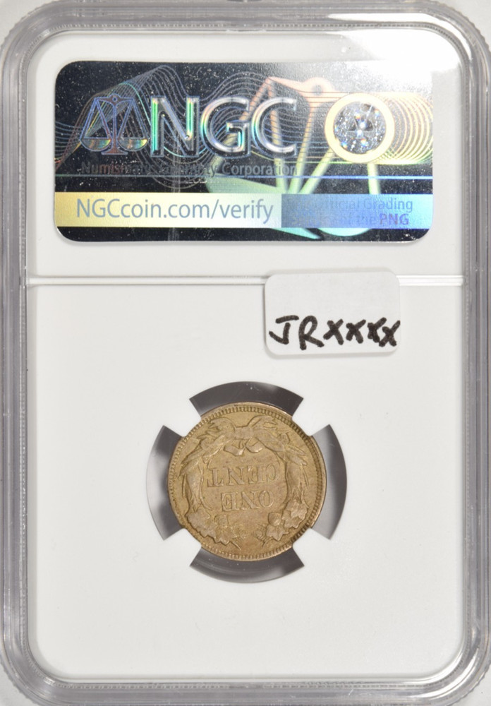 1858 FLYING EAGLE CENT ~ LARGE LETTERS SHARP NGC VF30!