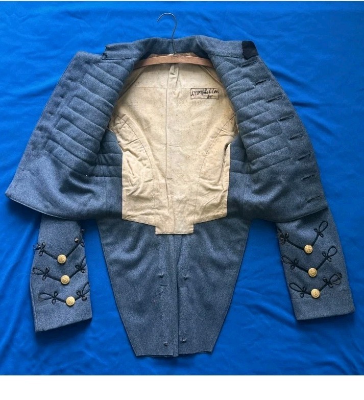 RARE ORIGINAL CIVIL WAR ERA CSA VMI COATEE UNIFORM JACKET NON DUG RELIC A+ COND