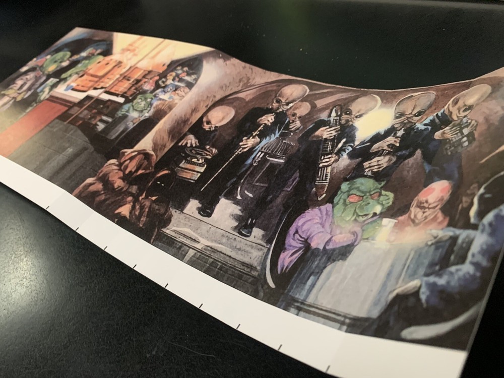 STAR WARS CREATURE CANTINA REPLACEMENT BACKGROUND. This Is A Reproduction!