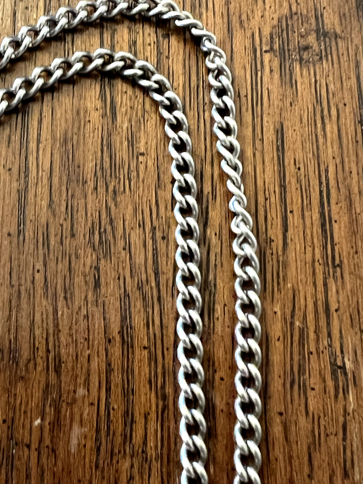 French Army Dog Tags With Chain Blank Unused Military Issued 1966 Identity Plate