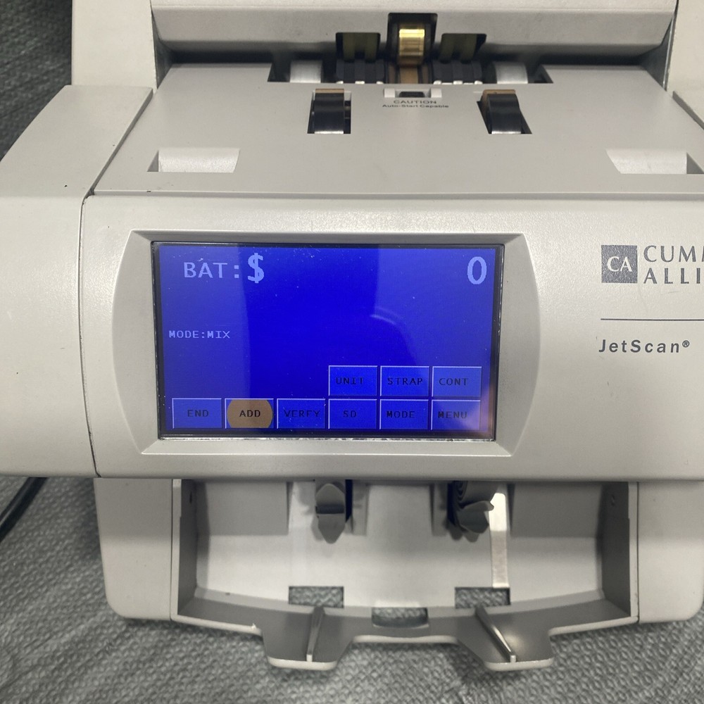 Cummins Allison JetScan 4068 ES Bill Counter Working