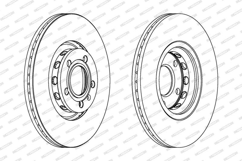 Brake Disc FERODO DDF1707