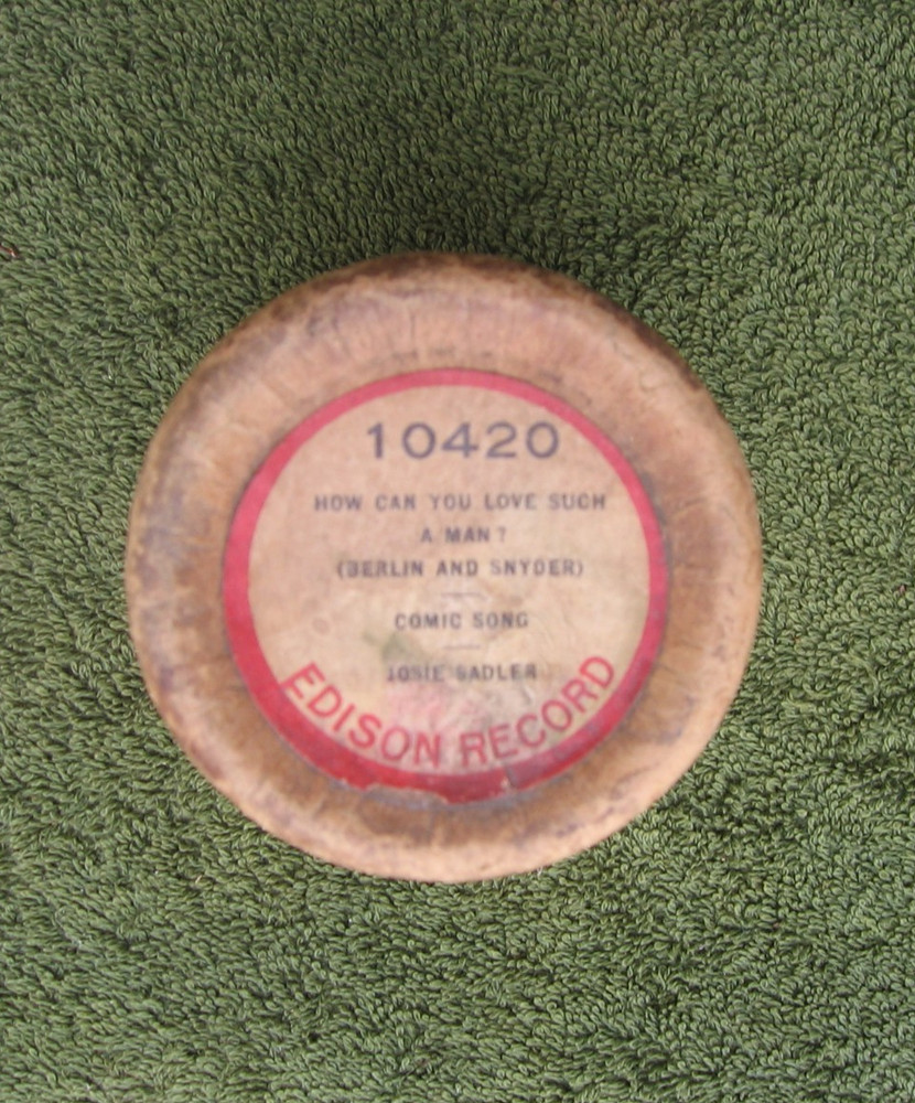 Vintage Edison Recording Blank Phonograph Empty Record Cylinder