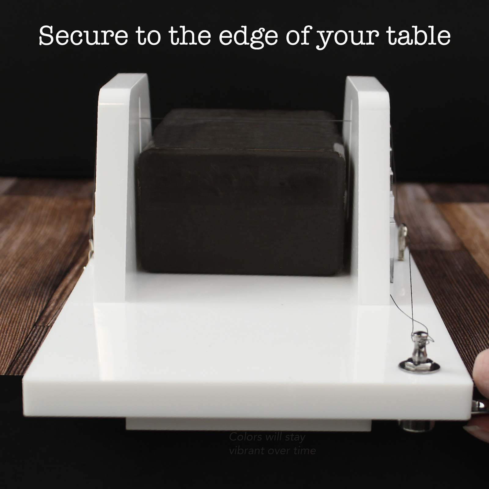 CraftyBook Wire Soap Cutter Slicer - Block Cheese Cutter Board with Wire