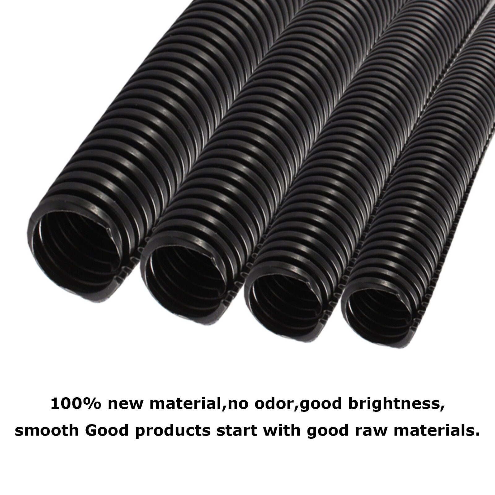 Split Conduit Wire Loom Tubing Wrap Protector Cable Sleeve Flex but Strong Lot