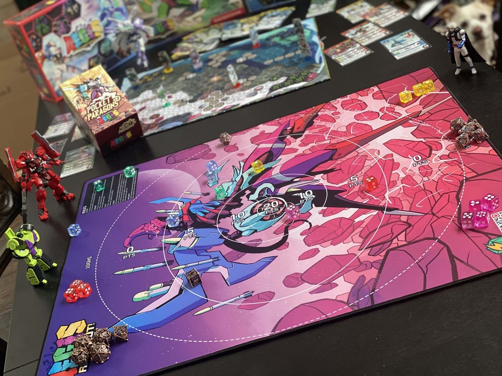 AEGIS Roll Out! Bundle (Massive Playmat + 28 Dice!)