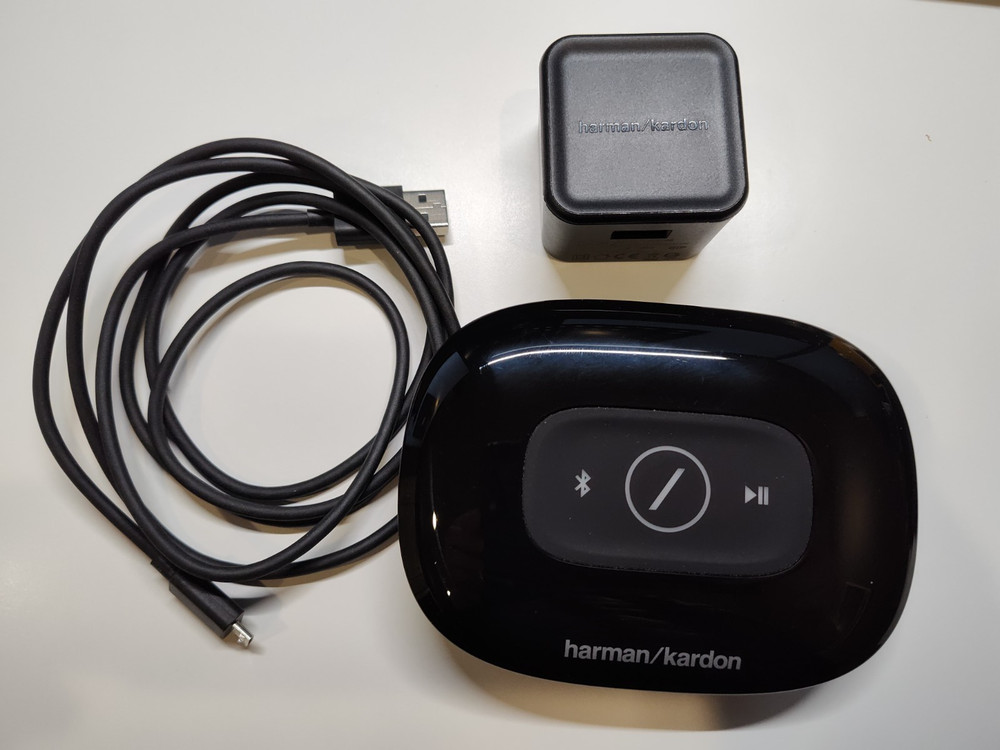 Harman Kardon HK-ADAPT Wireless HD Audio Adapter System Black Bluetooth Wi-Fi