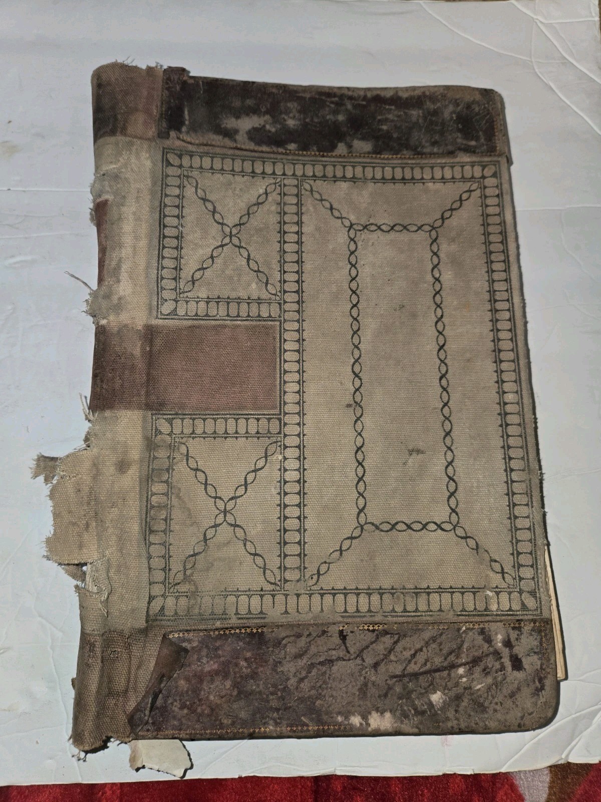 Antique Business Ledger 1892–1896 Vintage Accounting Book Old Financial Records