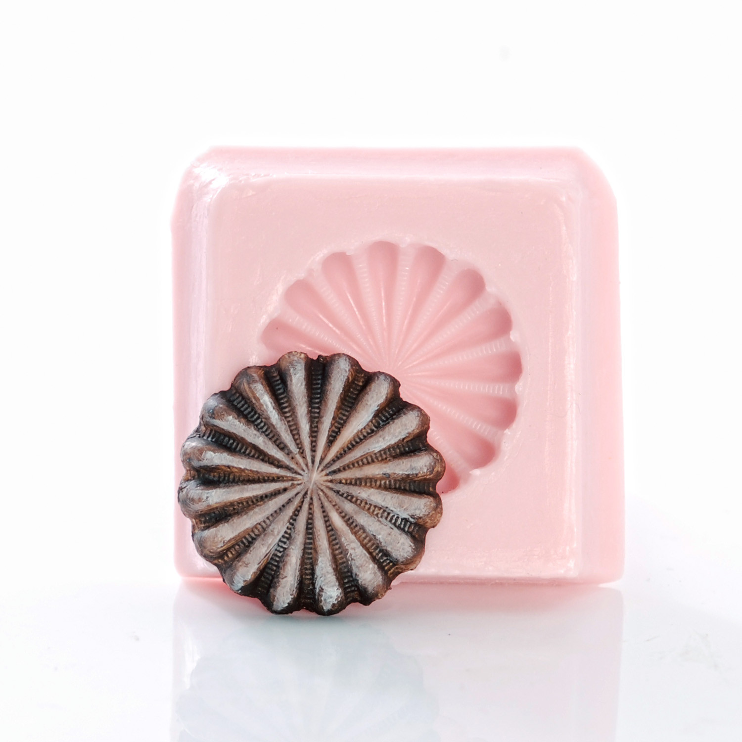 Star Button Western Concho Silicone Mold Craft Food Safe