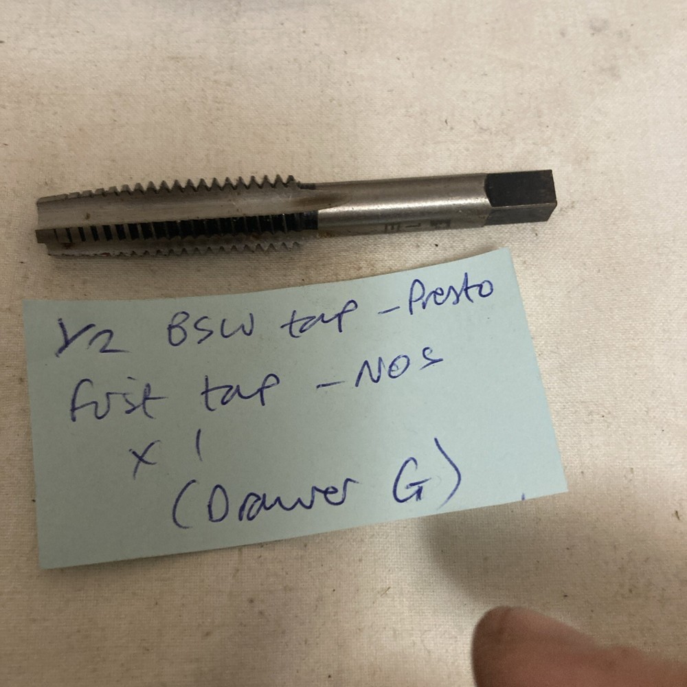 1/2 X 12 BSW TAPS X 2 - ENGINEERING