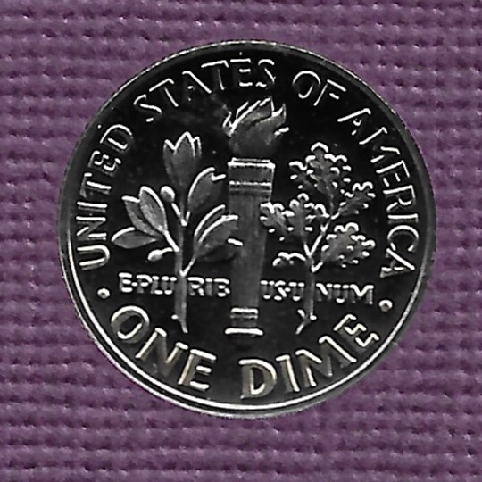 1987-S PROOF ROOSEVELT DIME