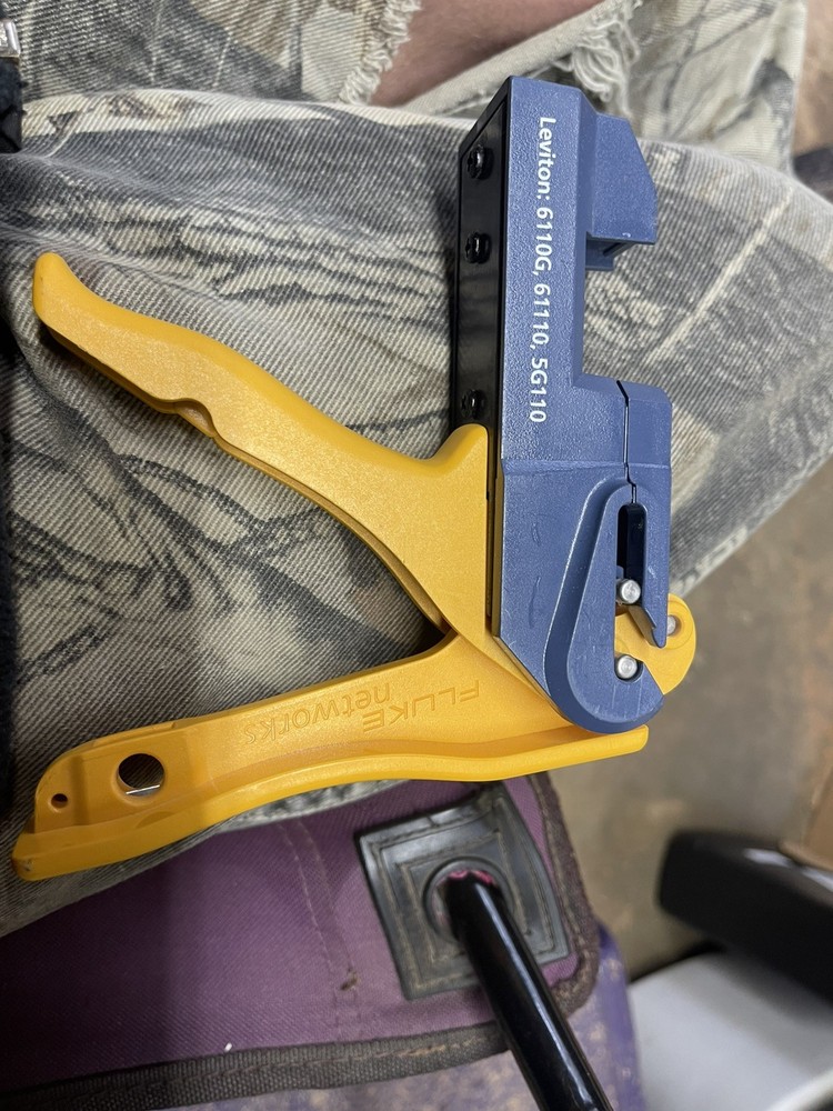 Fluke Networks JR-LEV-2 JackRapid Punchdown Termination Tool 8 Wire