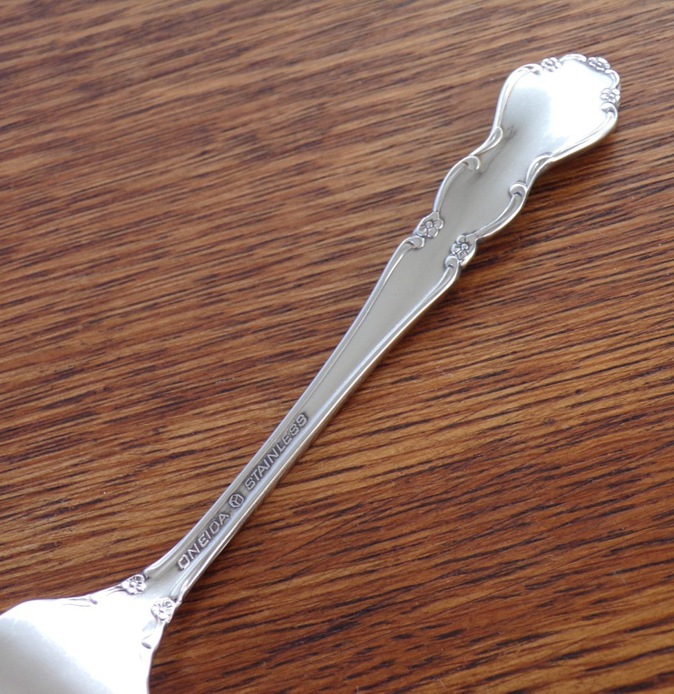 Group ALL Four Nice GLOSS DOVER Dinner FORKS Fork ONEIDA Cube Mark STAINLESS