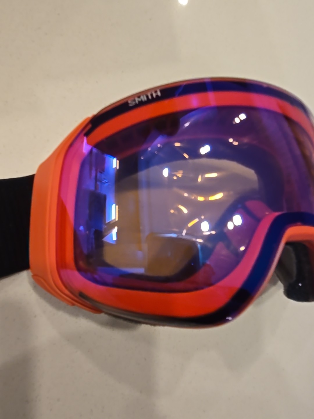 New Smith 4D Mag S Poppy Goggles Chromapop Storm Blue Sensor Lens Red Low Light