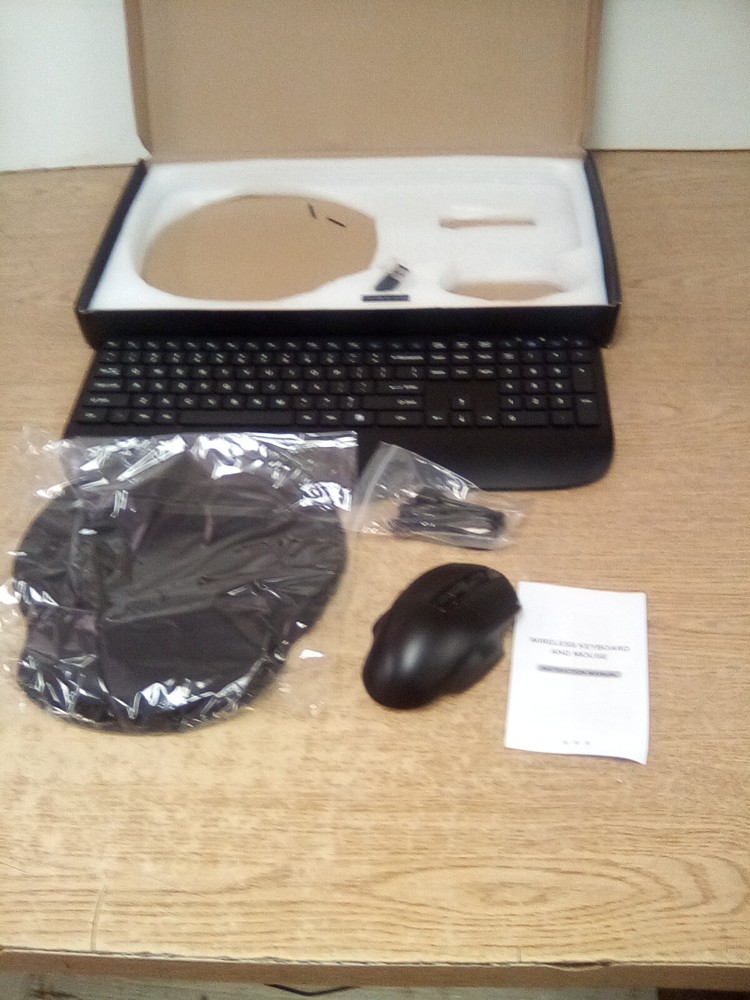 Unastud Wireless Keyboard And Mouse Combo 2.4G USB Receiver