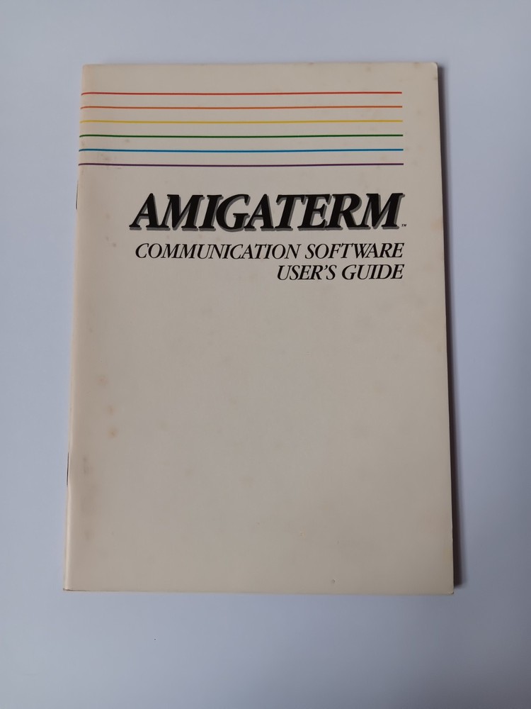 AmigaTerm Comunication Software Users Manual Commodore