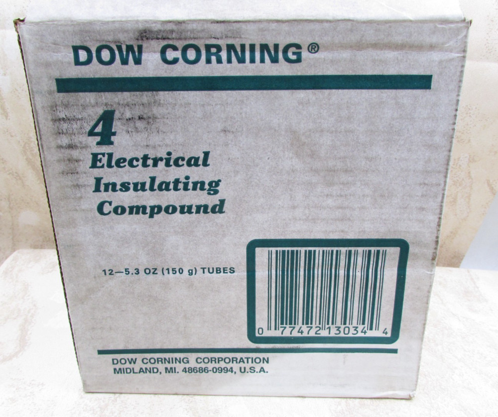 12 PACK Dow Corning 4 Electrical Insulating Compound (Dielectric Grease) 5.3 oz