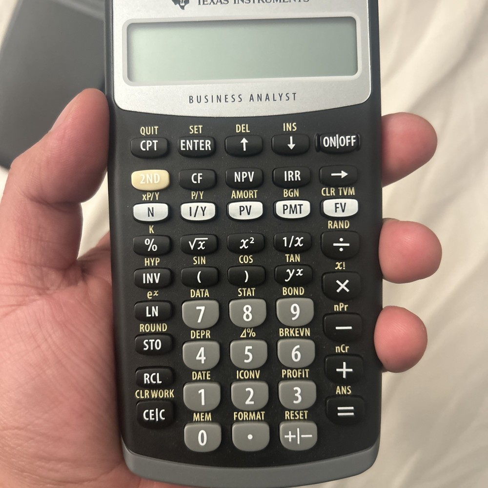 Texas Instruments BA II PLUS Financial Calculator
