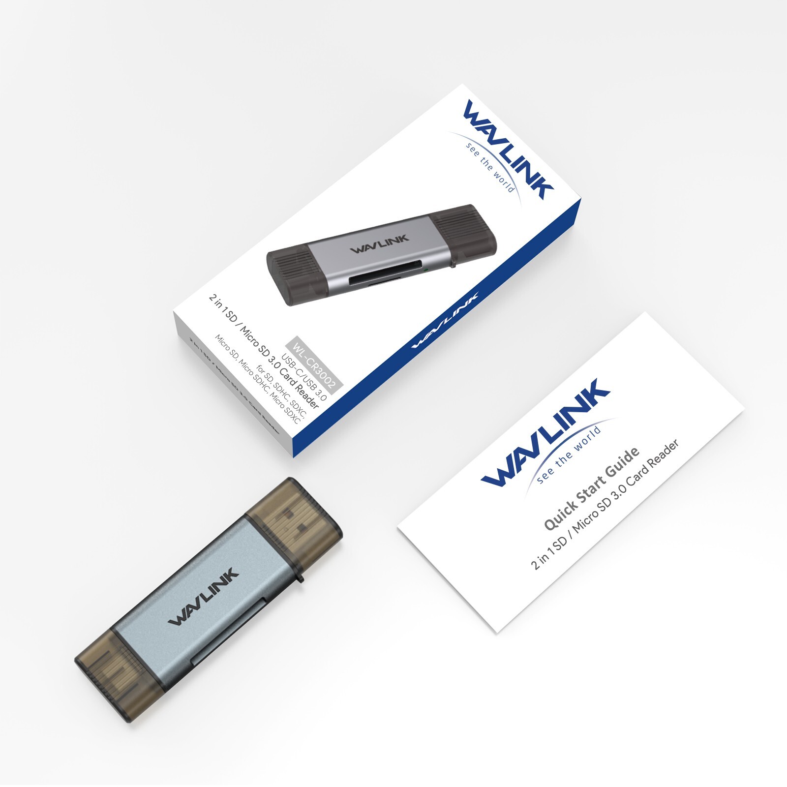 NEW USB 3.0 Type C to SD/Micro SD card up toSmart Memory Adapter Laptop Computer