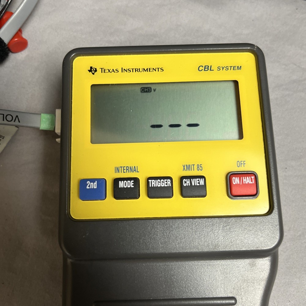 Texas Instruments CBL System Data Collector Tested
