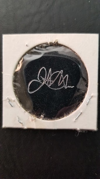 ACCELERATOR - VINTAGE ORIGINAL CONCERT 1985 TOUR GUITAR PICK