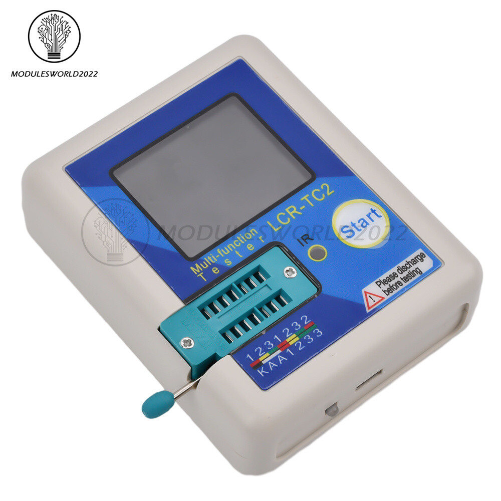 Upgraded LCR-TC2 Transistor Tester TFT Diode Triode Capacitance Meter ESR Kit