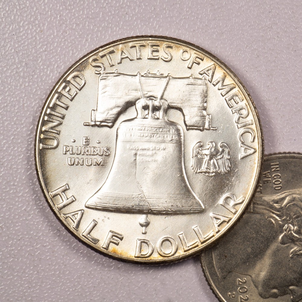 1962 Franklin Half Dollar - Nicely Toned - CH BU!