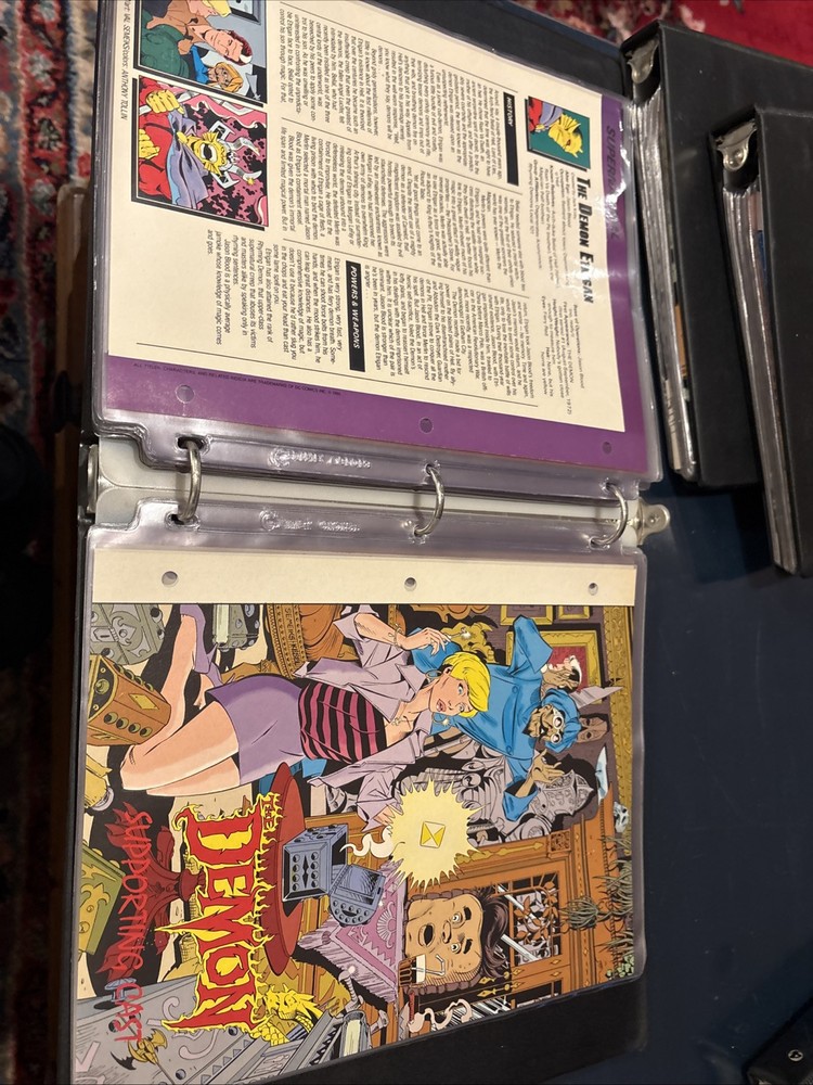 Comic Book Bio Binder