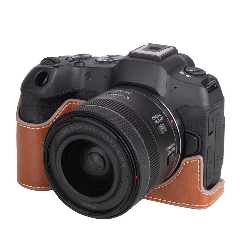 For Canon Camera EOS R8 Base Protective Eos RP Camera PU Leather black