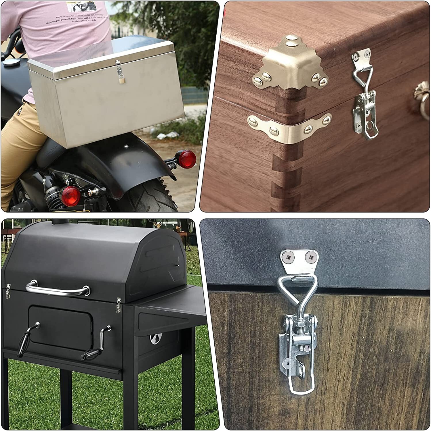 2X Marine Stainless Steel Toggle Latch Cabinet Clamp -Small Size