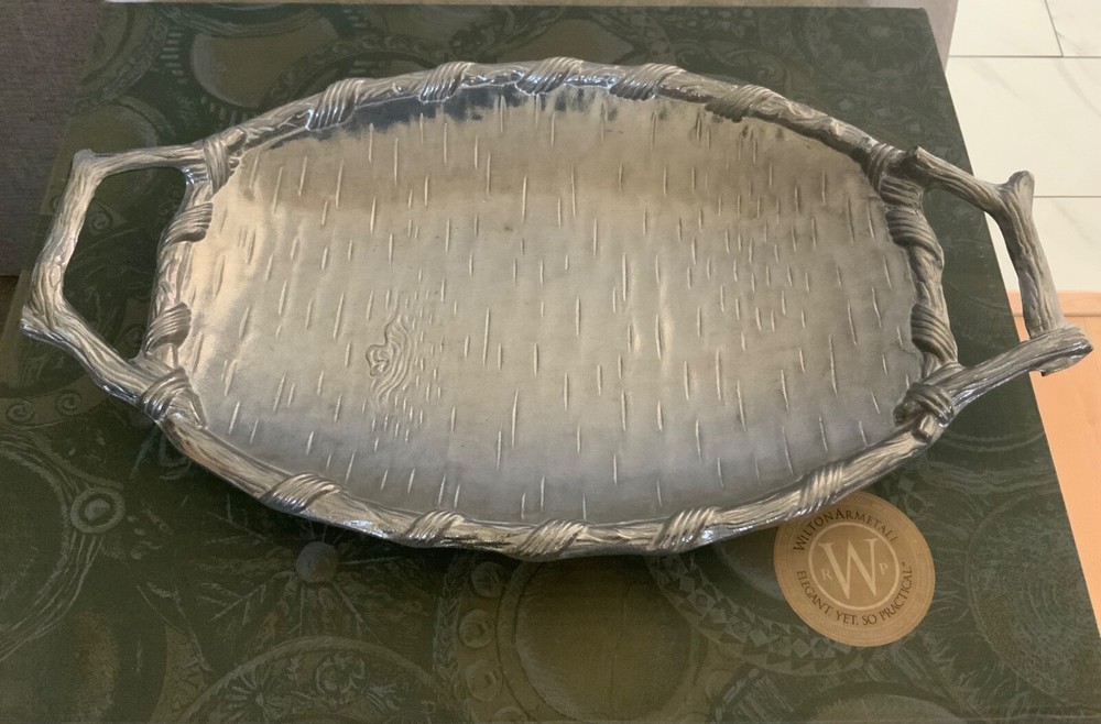 WITTON ARMETALE LG OVAL TRAY