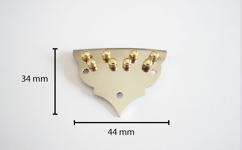 Tailpiece for mandolin with screws