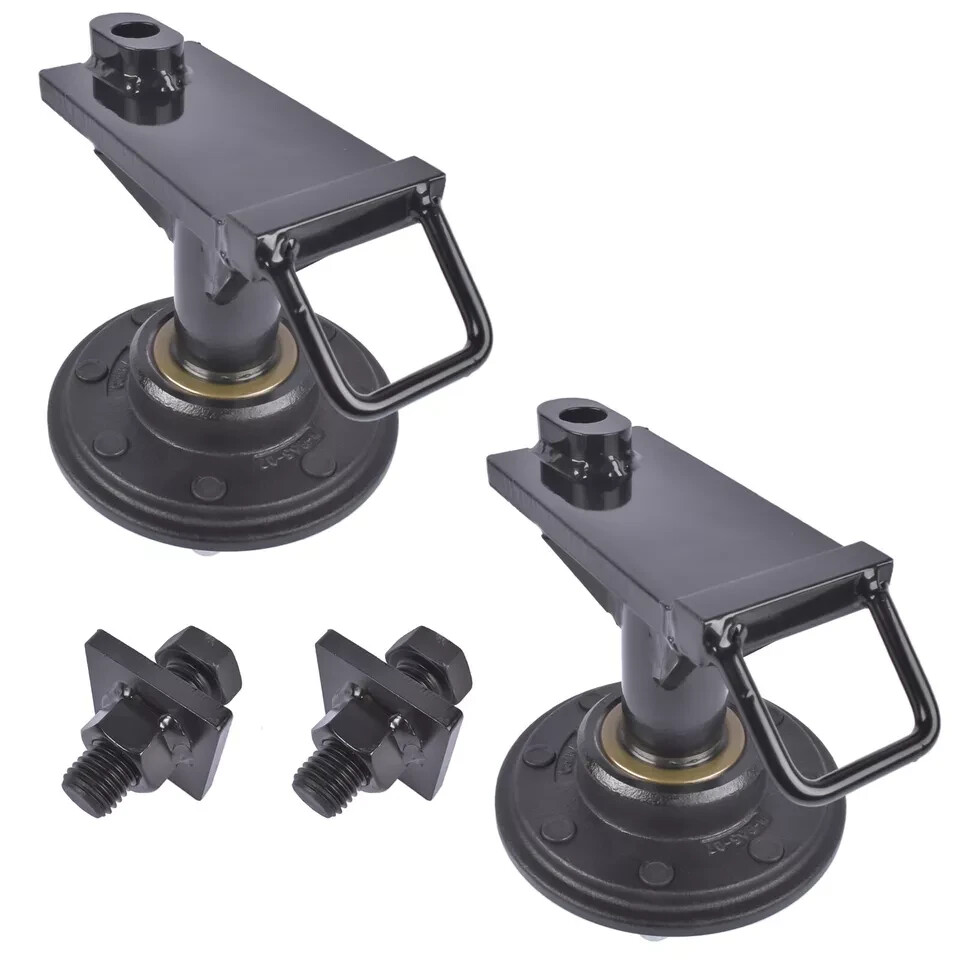 8 x 6.5 Lug 8000LB Superior Shipping Container Wheels, Bolt-on Spindle Kit new