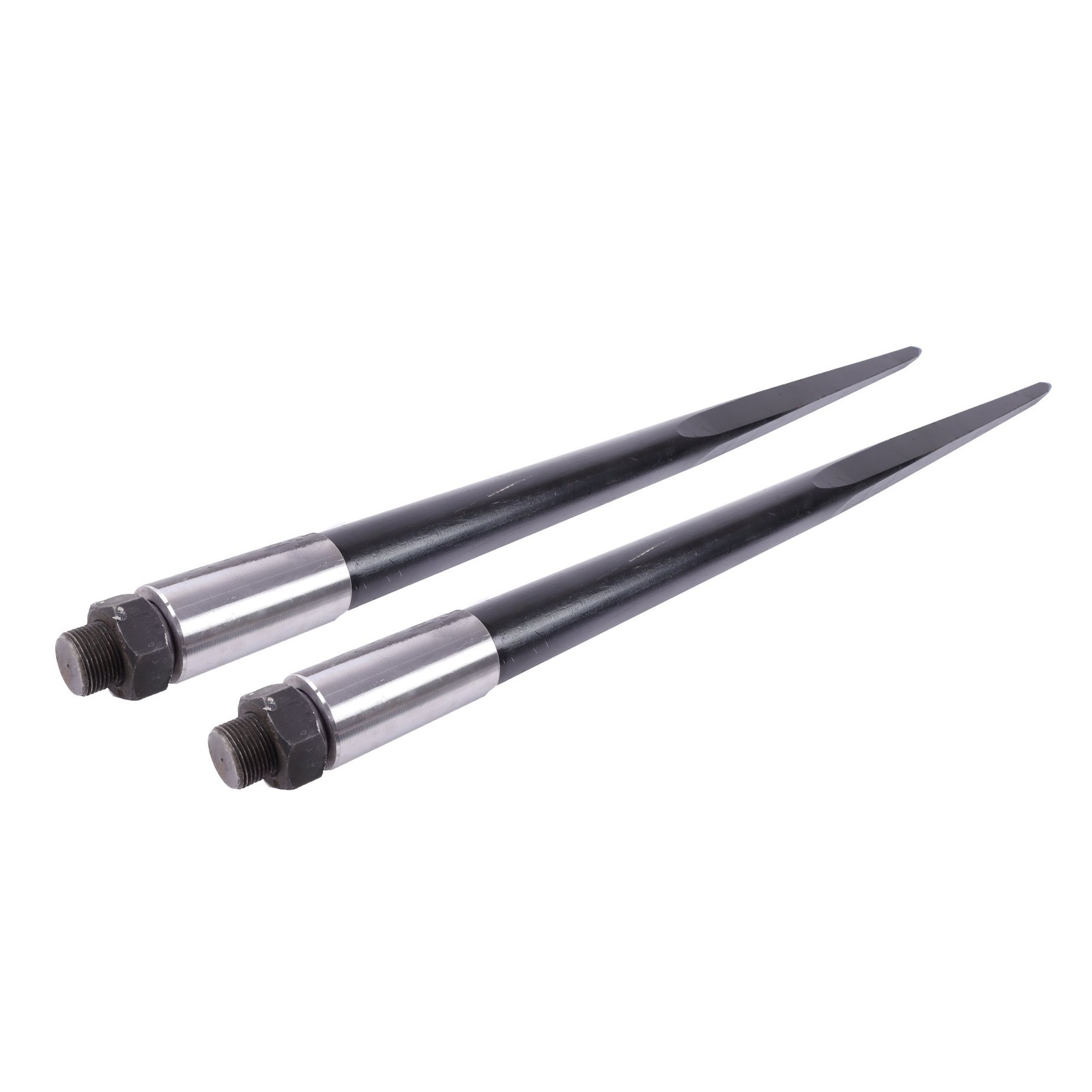 49" Square Hay Spike Bale Spear 2 Pcs 4500lb Capacity Each For Skidsteer Tractor